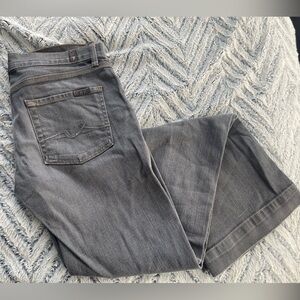 7 For All Mankind Gray Bootcut Jeans
